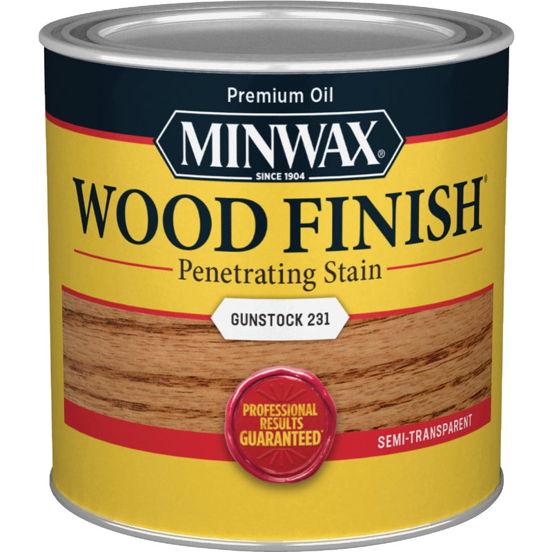 Minwax Wood Finish Penetrating Stain, Gunstock, 1/2 Pt.