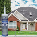 GE Window & Door All-Purpose Sealant, White, 10.1 Oz. Cartridge