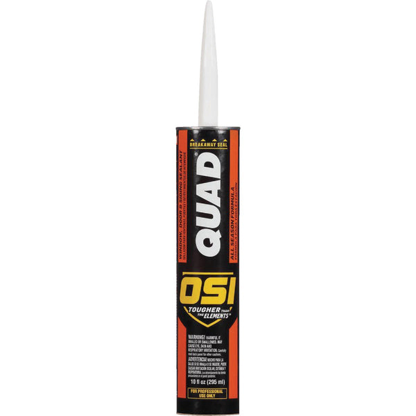 OSI QUAD 10 Oz. Window, Door & Siding Polymer Sealant, Gray