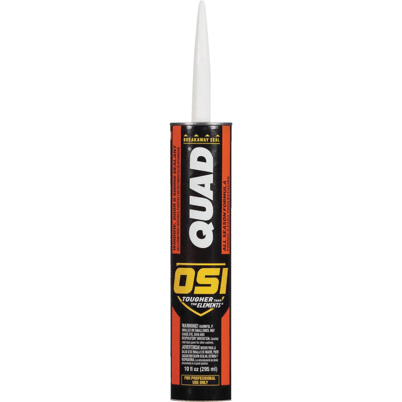 OSI QUAD 10 Oz. Window, Door & Siding Polymer Sealant, Gray