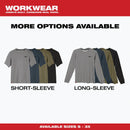 Milwaukee Large Black Long Sleeve Unisex Hybrid Work Shirt