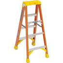 Werner 4 Ft. Fiberglass Step Ladder with 300 Lb. Load Capacity Type IA Ladder Rating