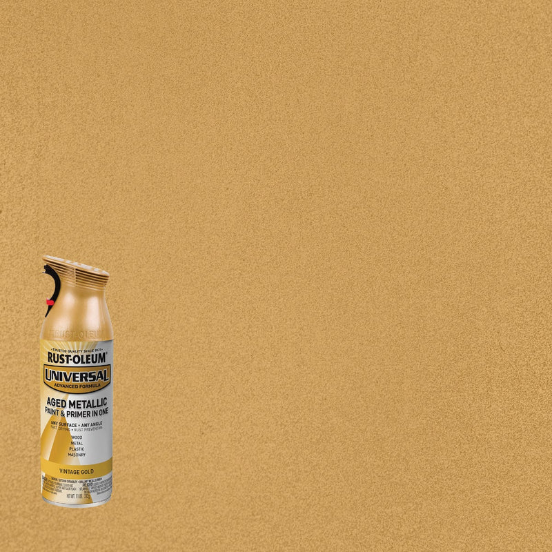 Rust-Oleum Universal 12 Oz. Metallic Vintage Gold Paint
