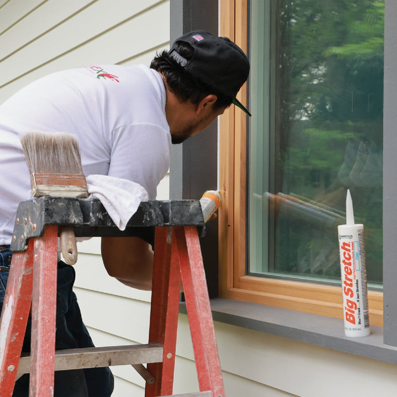 Sashco Big Stretch 10.5 Oz. Acrylic Elastomeric Caulk, Dark Brown
