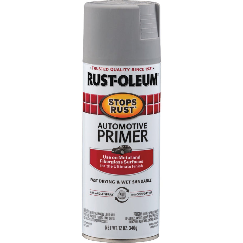 Rust-Oleum Stops Rust Light Gray 12 Oz. Spray Automotive Paint Primer