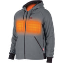 Milwaukee M12 Men's Gray Cordless Heated Hoodie Kit, 2XL