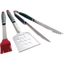 GrillPro Resin Handle Stainless Steel 3-Piece BBQ Tool Set