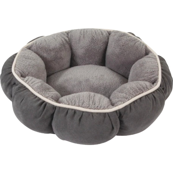 Petmate Aspen Pet 18 In. Round Recycled Polyester Fiber Dog Bed