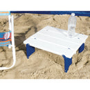 Rio Personal White 14.75 In. W. x 10 In. H. x 16 In. L. Rectangle Plastic Folding Side Table