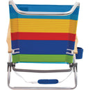 Rio Brands 5-Position Aluminum Lay Flat Beach Chair