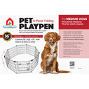 KennelMaster 23 In. W. x 27 In. H. x 36 In. L. Folding Kennel Crate