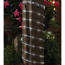 Outdoor Expressions 28 Ft. 100-Light LED Cool White Solar Rope Light