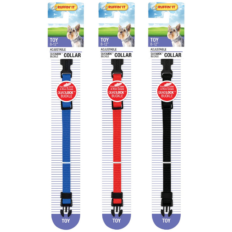 Lupine 1/2 In. Red Adjustable Cat Collar with Bell