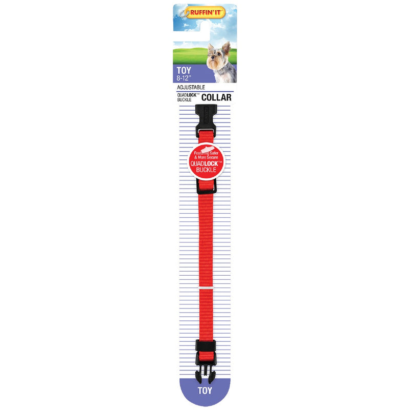 Lupine 1/2 In. Red Adjustable Cat Collar with Bell