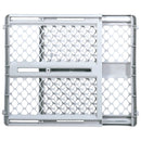 North States 26 In. to 42 In. W. White Plastic Universal Pet Gate