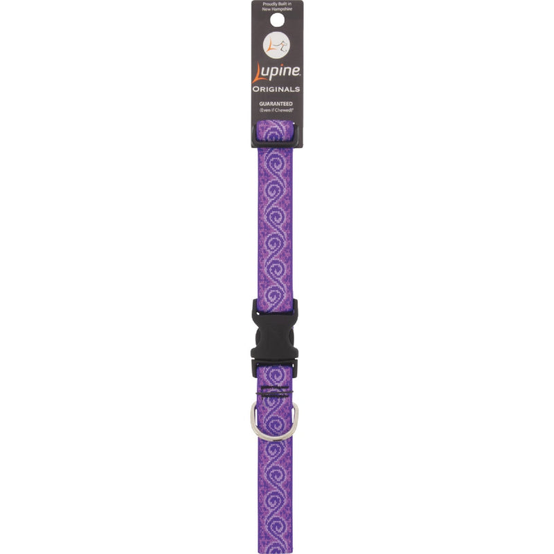 Lupine 1 In. 16 In. to 28 In. Jelly Roll Dog Collar