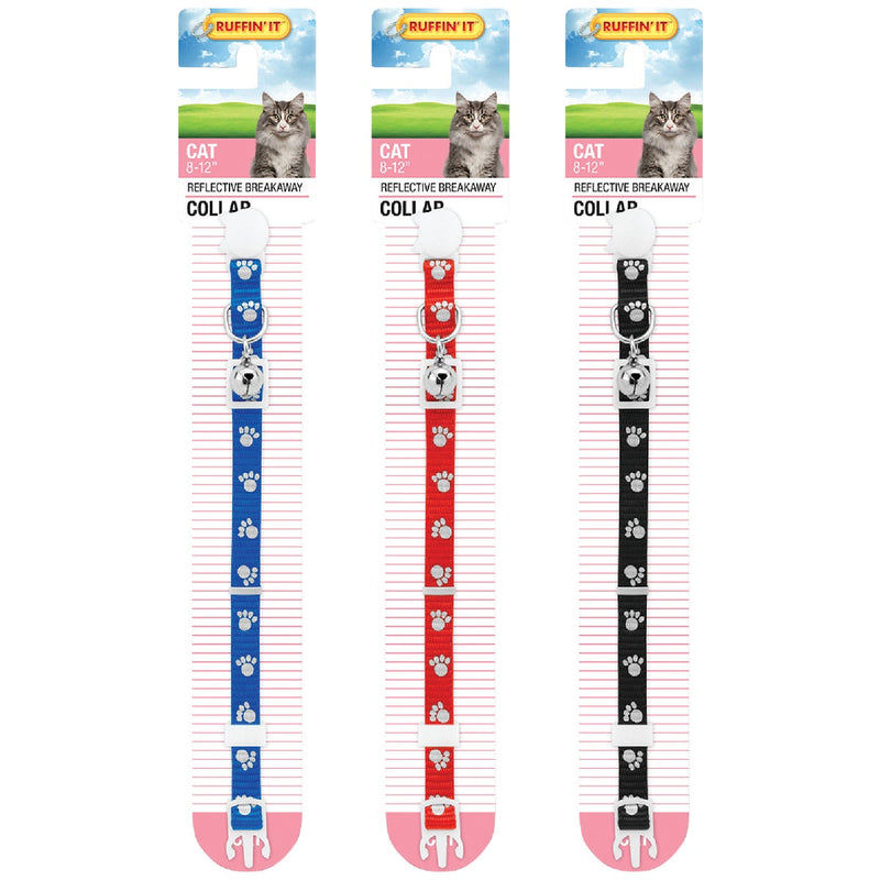 Lupine 1/2 In. Blue-Paws Cat Collar with Bell