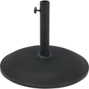 Outdoor Expressions 17 In. Round Black Concrete Umbrella Base