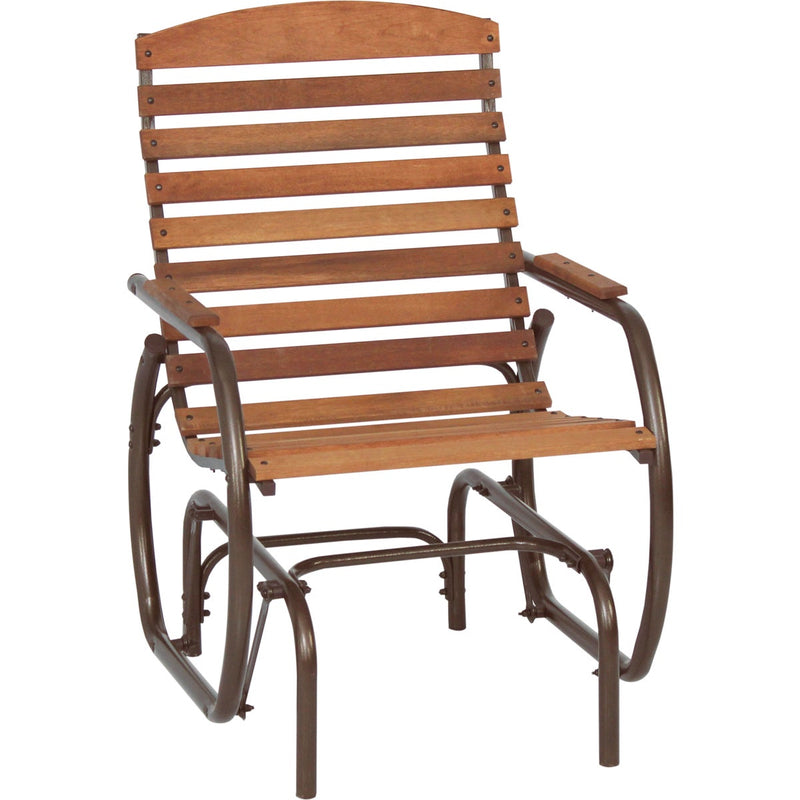 Jack Post Country Garden Taupe Hi-Back Glider Chair