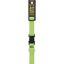 Lupine 1 In. Reflective Green-Diamond Adjustable Dog Collar