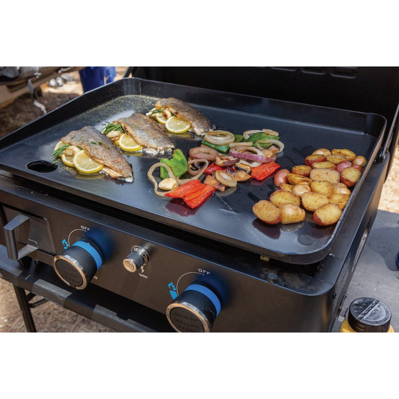 Pit Boss 2-Burner Black & Stainless Steel 26,000 BTU 421 Sq. In. Outdoor LP Gas Griddle