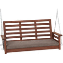 Jack Post 51 In. W. x 23.5 In. H. x 24 In. D. Indonesian Hardwood Porch Swing