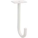 National 2647 5 In. White Steel Long Ceiling Plant Hook