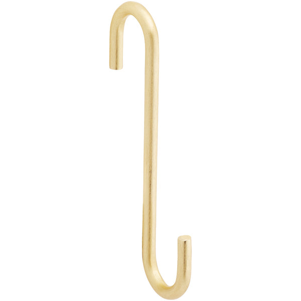 National 2648 4-3/4 In. Brushed Gold Steel Modern Small S-Hook Plant Hanger