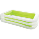 Intex 69 In. W. x 103 In. L. x 22 In. D. Green Vinyl Family Inflatable Swimming Pool