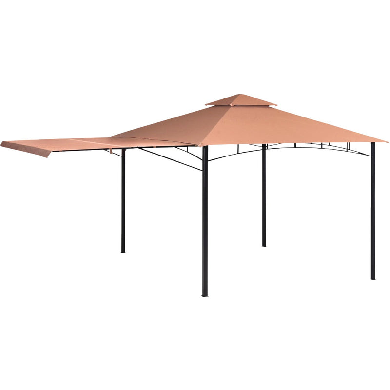 ShelterLogic Redwood 11 Ft. x 11 Ft. High-Quality Bronze Steel Gazebo