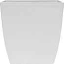 HC Companies Aria 8 In. Matte White Planter