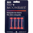 Moonrays AAA 800 mAh Ni-MH Solar Replacement Battery (4-Pack)