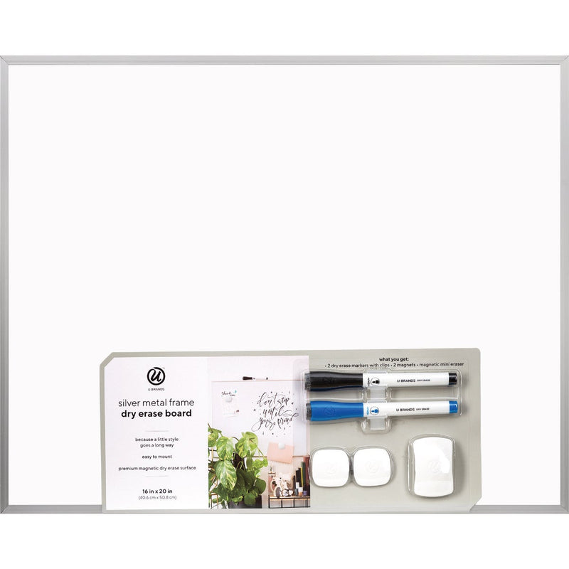 U Brands 16 In. x 20 In. Magnetic Dry-Erase Board