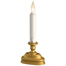 Xodus Standard 4.5 In. W. x 7.5 In. H. x 2 In. D. Antique Brass LED Battery Operated Candle