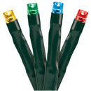 Lumineo Multi 768-Bulb LED Cluster Light Set with Dark Green Wire