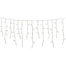 J Hofert Multi 100-Bulb Mini Incandescent Icicle Light Set with White Wire